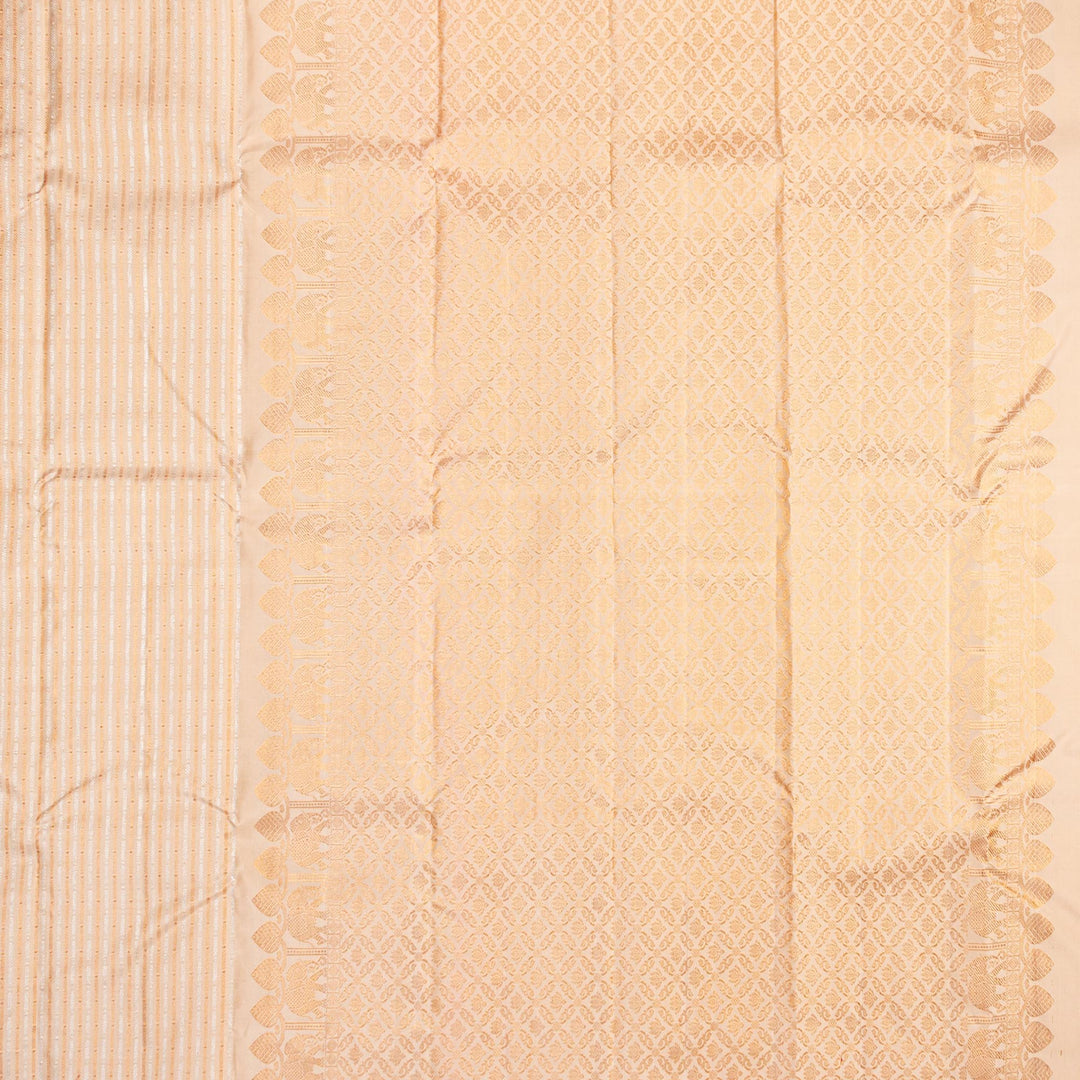 Kuberan Cream Kanchipuram Silk Saree