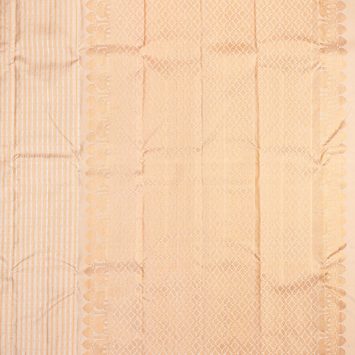 Kuberan Cream Kanchipuram Silk Saree