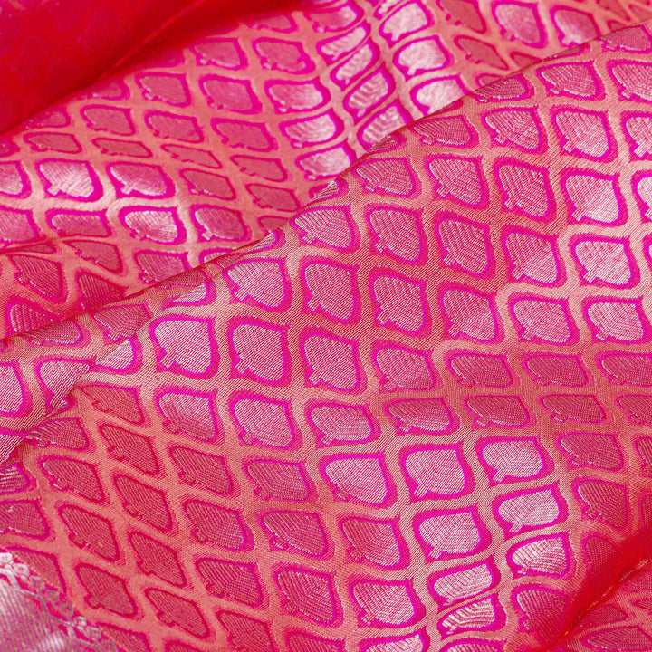 Kuberan Pink Kanchipuram Silk Saree