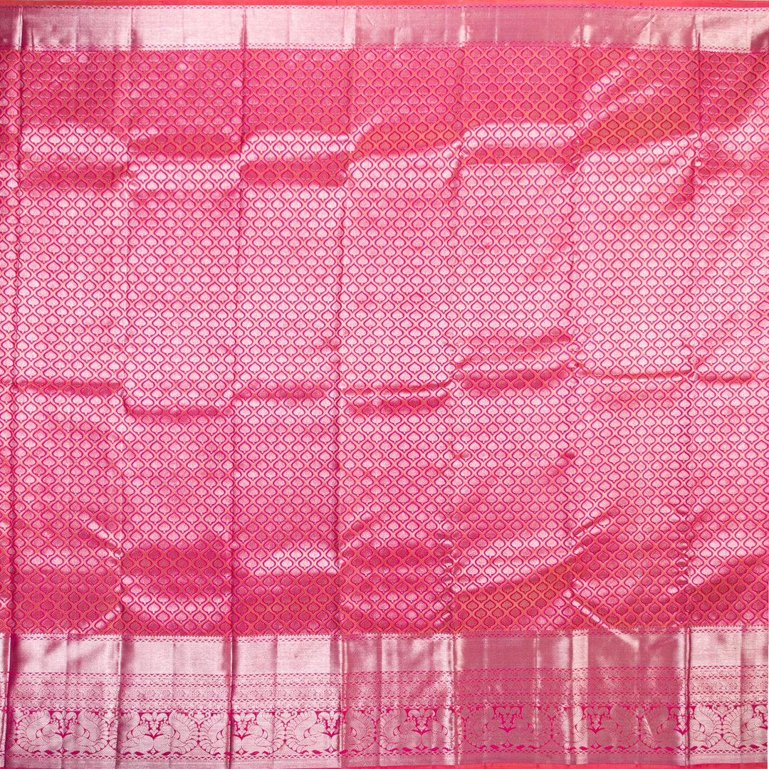 Kuberan Pink Kanchipuram Silk Saree