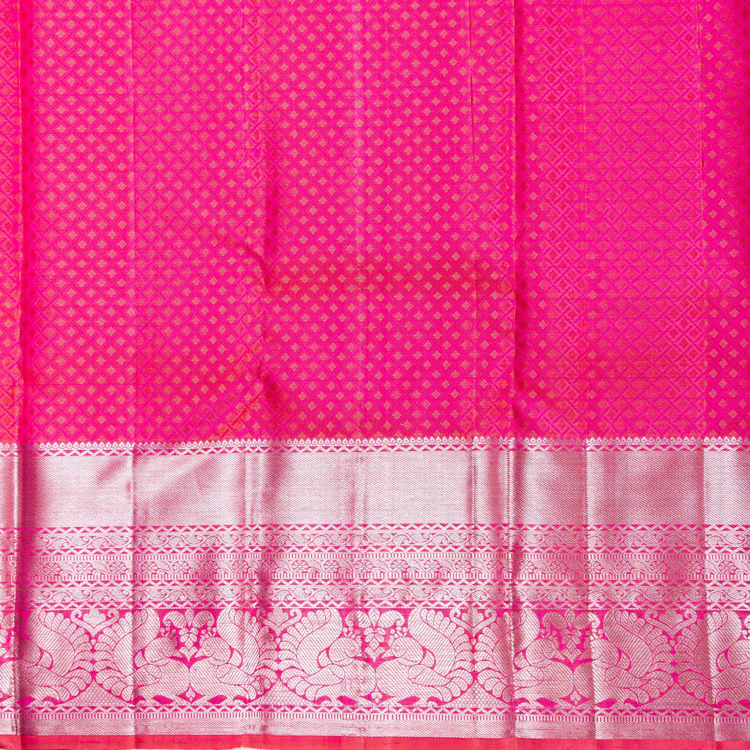 Kuberan Pink Kanchipuram Silk Saree