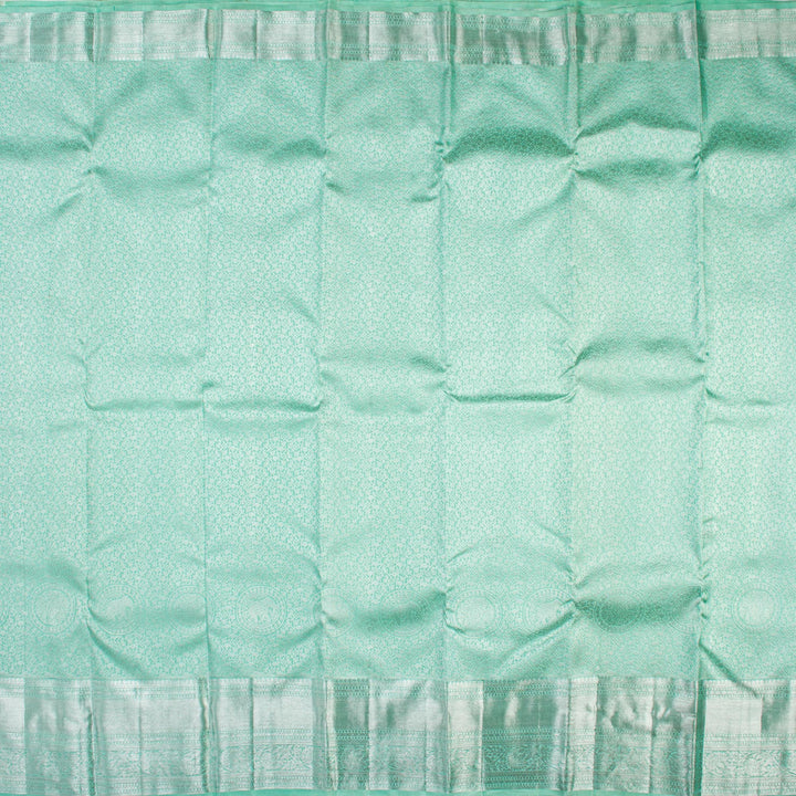 Kuberan Sea Green Kanchipuram Silk Saree