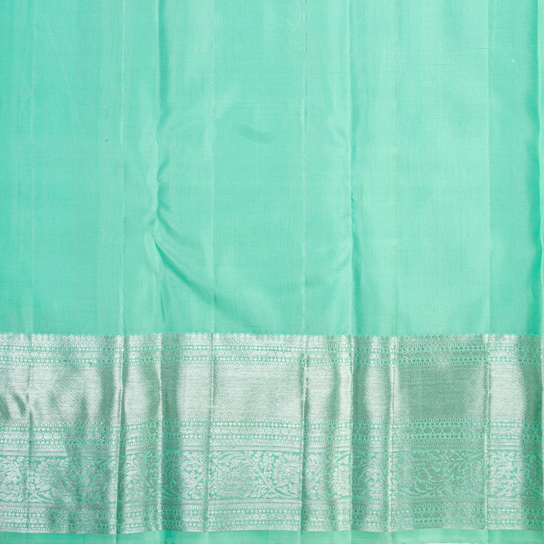 Kuberan Sea Green Kanchipuram Silk Saree