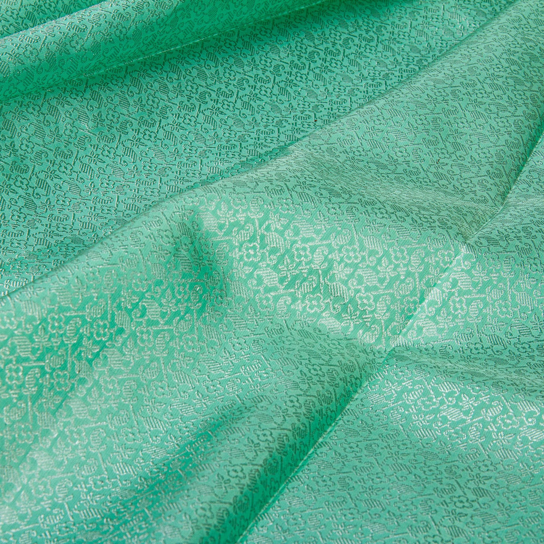 Kuberan Sea Green Kanchipuram Silk Saree