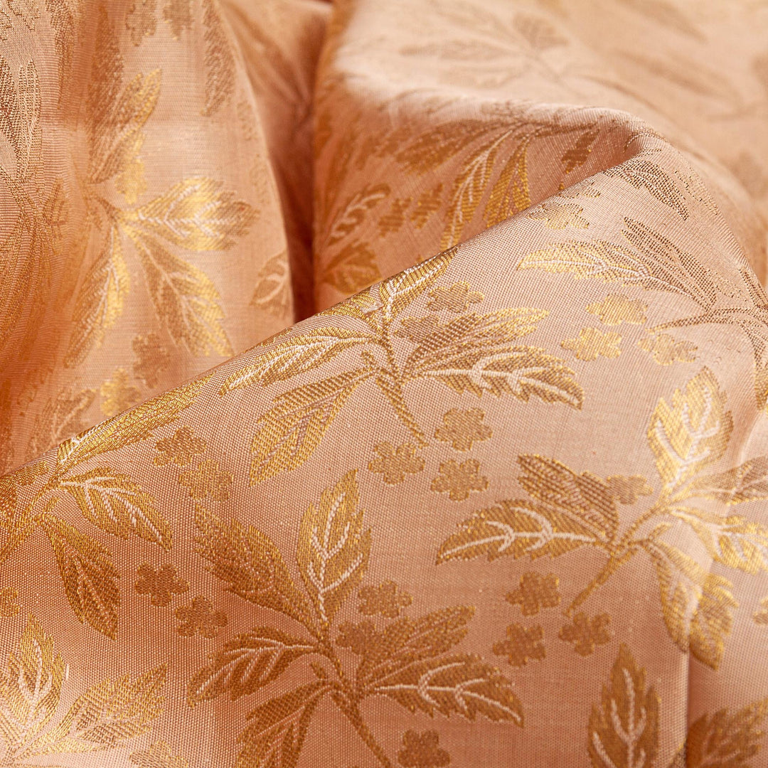 Kuberan Cream Red Kanchipuram Silk Saree