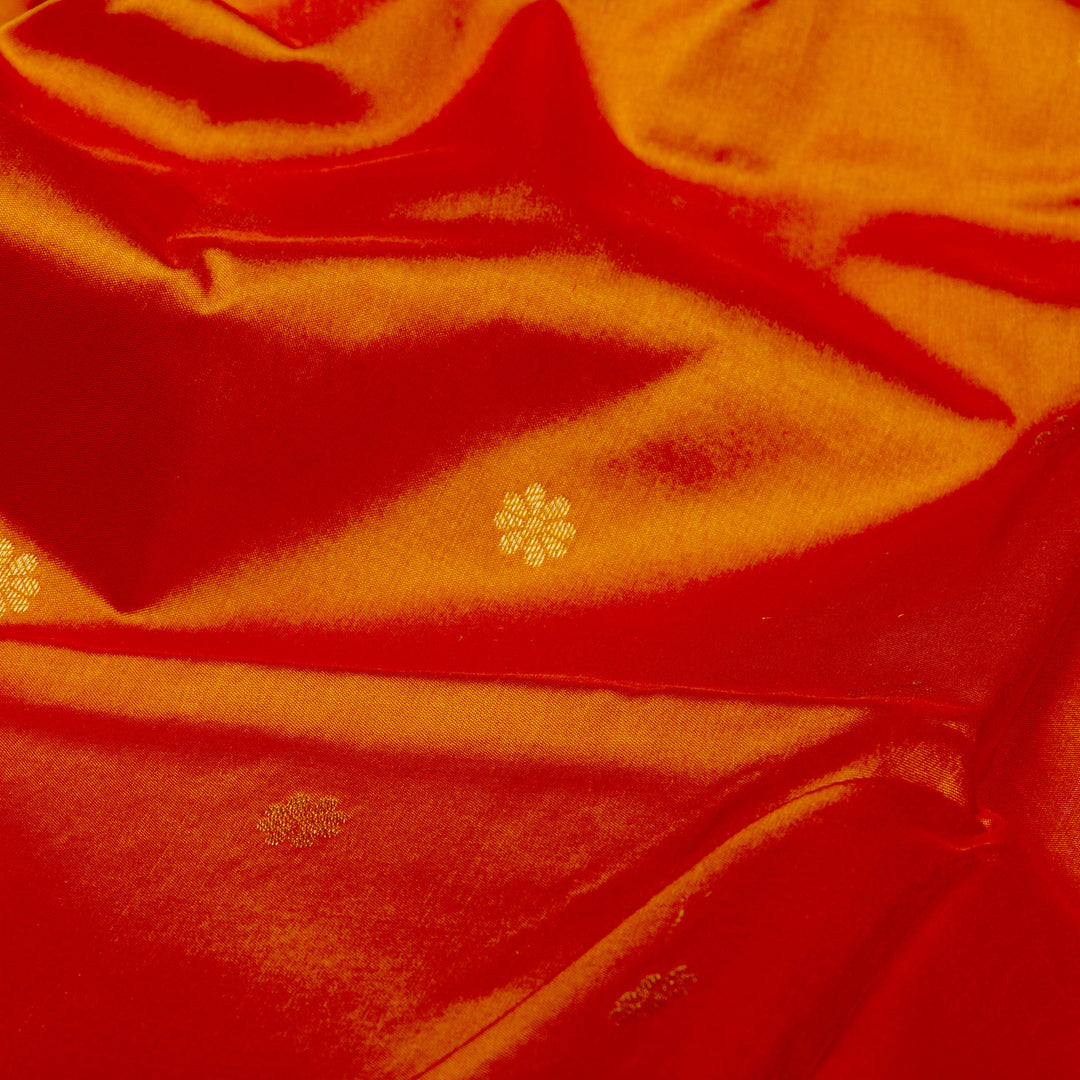 Kuberan Mustard Pink Paithani Silk Saree