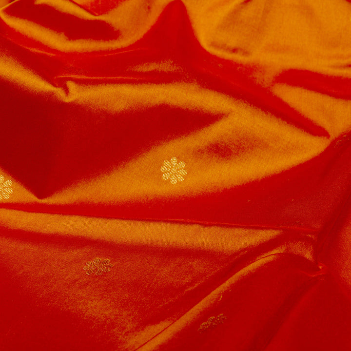 Kuberan Mustard Pink Paithani Silk Saree