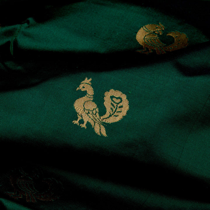 Kuberan Green Paithani Silk Saree