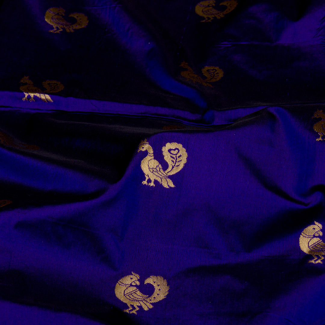 Kuberan Royal Blue Paithani Silk Saree
