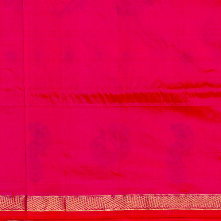 Parrot Green Paithani Silk Saree