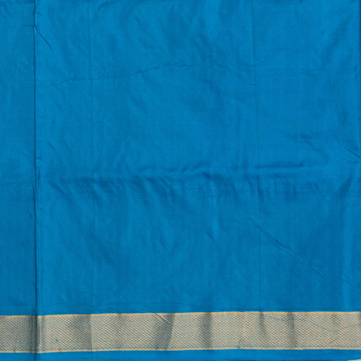 Kuberan Purple Blue Paithani Silk Saree