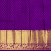 Kuberan Peach Purple Pure Kanchivaram Silk Saree