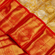Kuberan Golden Pure Kanchivaram Silk Saree