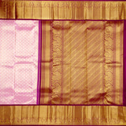 Kuberan Pink Pure Kanchivaram Silk Saree