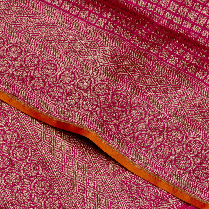 Kuberan Pink Summer Silk Saree