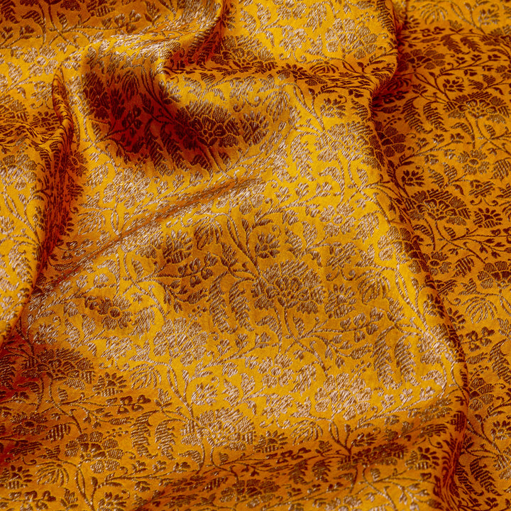 Kuberan Mustard Summer Silk Saree