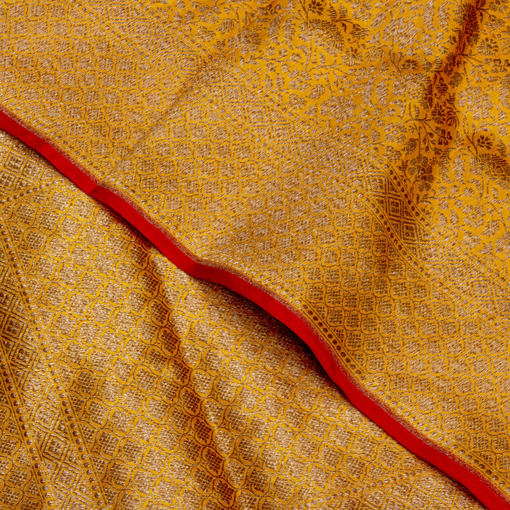 Kuberan Mustard Summer Silk Saree
