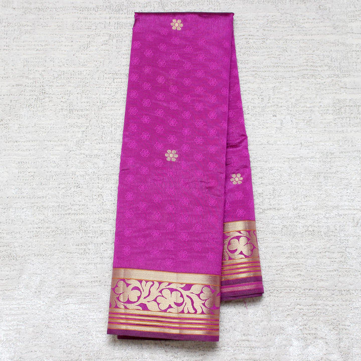 Kuberan Purple Taffeta Saree