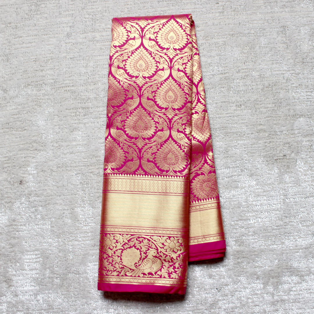 Kuberan Pink Semi Silk Saree