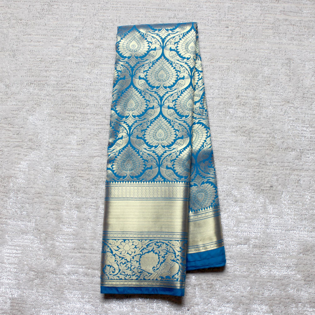 Kuberan Blue Semi Silk Saree