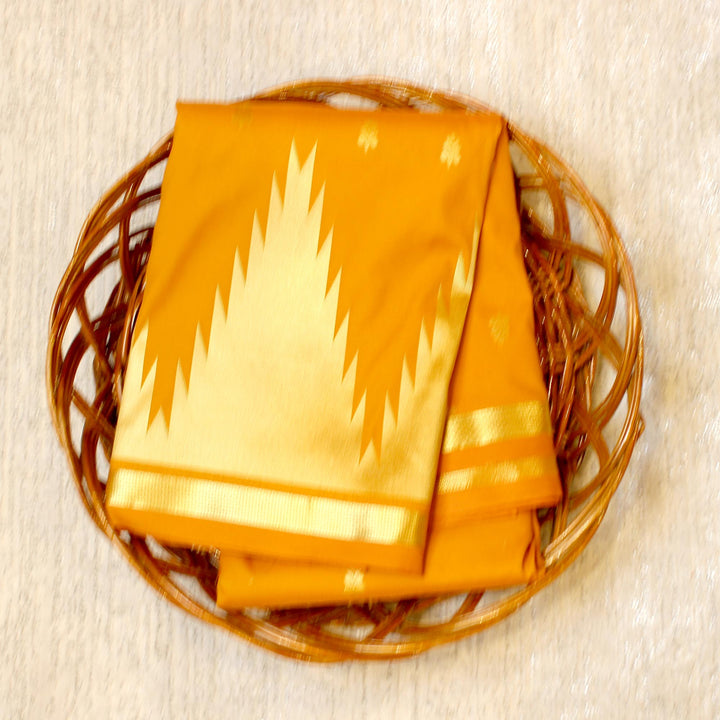 Kuberan Mustard Semi Silk Saree