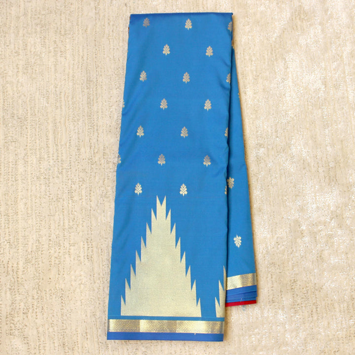 Kuberan Blue Semi Silk Saree