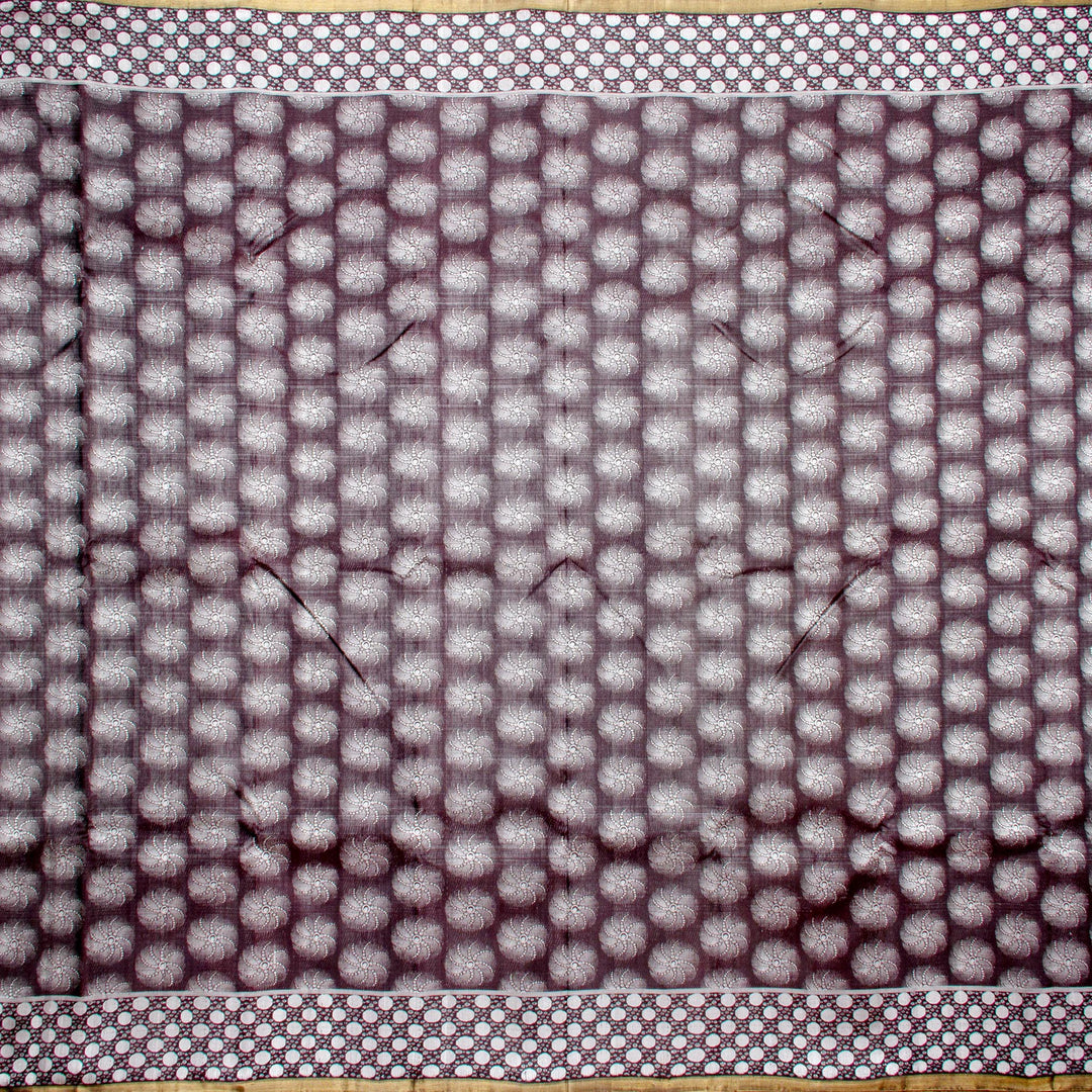 Kuberan Brown Black Kanchivaram Silk Saree