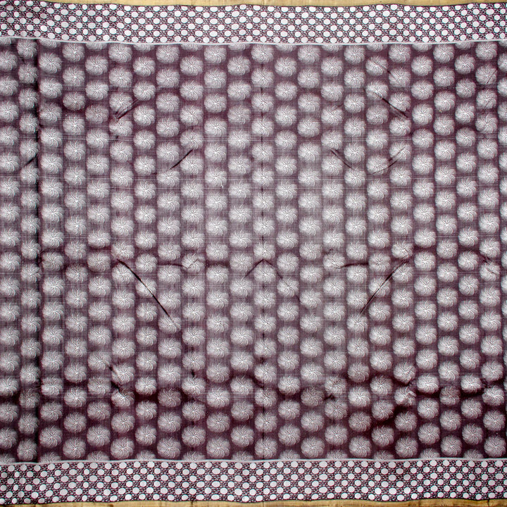 Kuberan Brown Black Kanchivaram Silk Saree