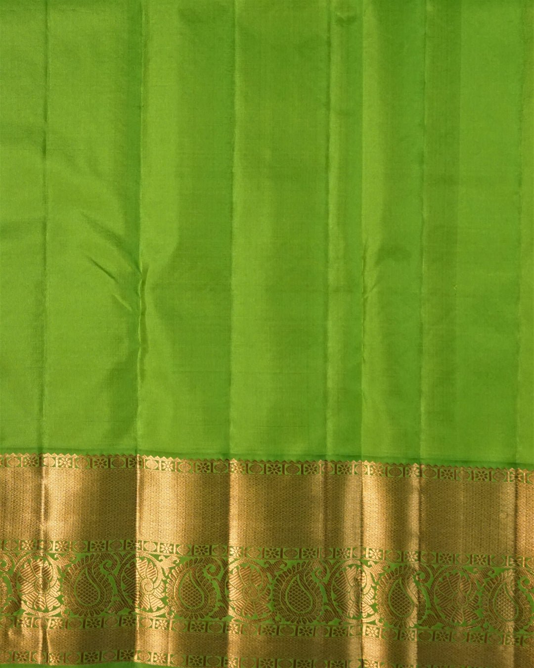 Kuberan Pink Green Pure Silk Saree