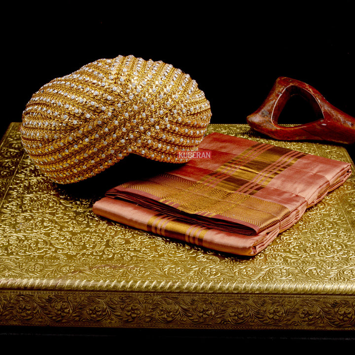 Kuberan Combo Copper dhoti golden Mysore Peta