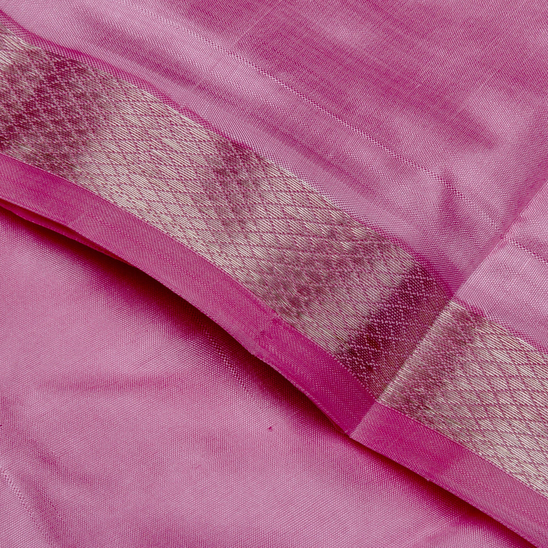 Kuberan Combo Baby Pink Dhoti and Pink Mysore Peta