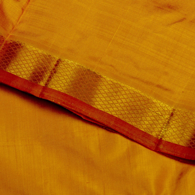 Kuberan Combo Yellow Dhoti Red Mysore Peta