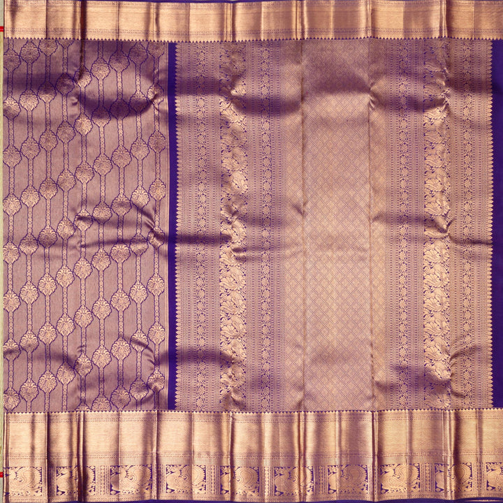 Kuberan Royalblue Kanchivaram Silk Saree
