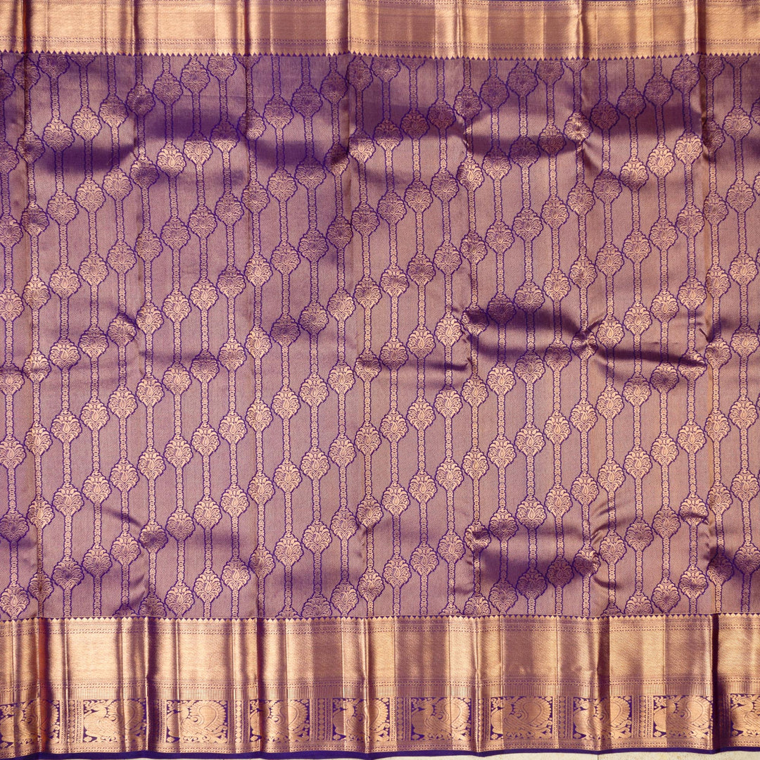 Kuberan Royalblue Kanchivaram Silk Saree