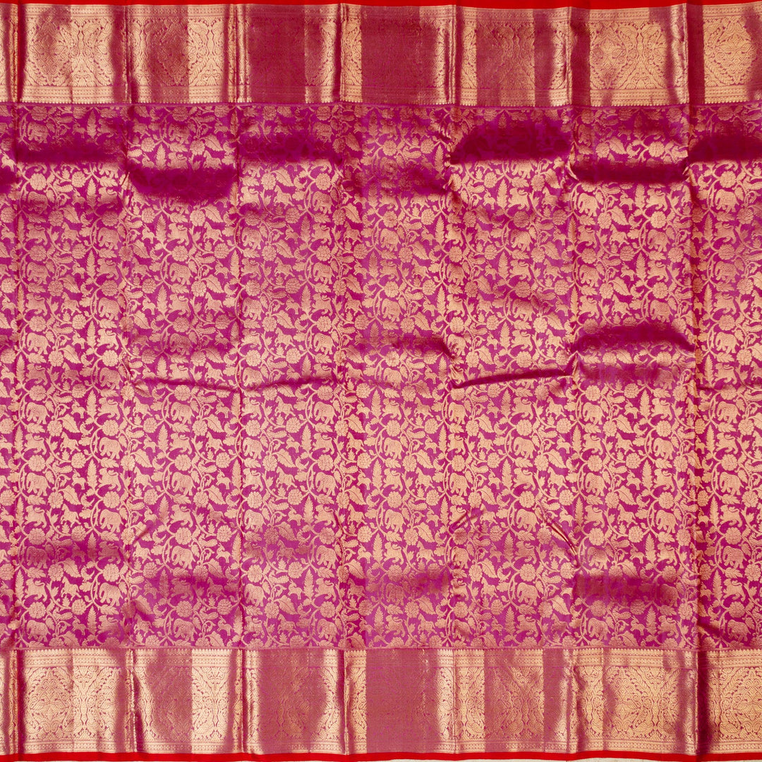 Kuberan Wine Kanchivaram Silk Saree