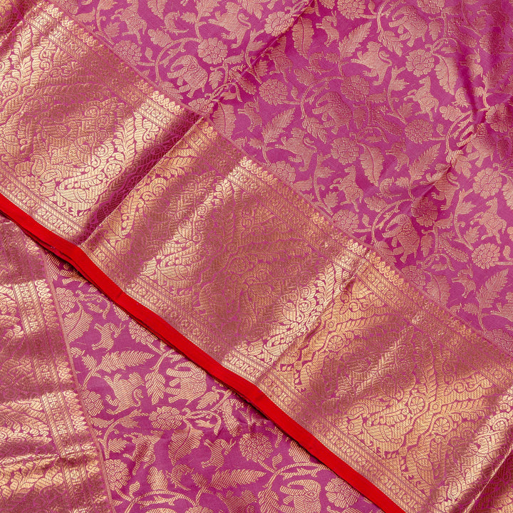 Kuberan Wine Kanchivaram Silk Saree