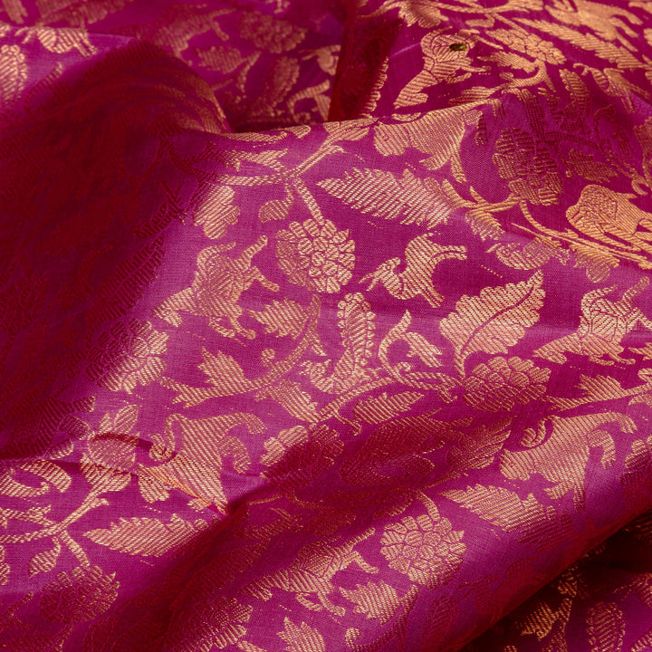 Kuberan Wine Kanchivaram Silk Saree