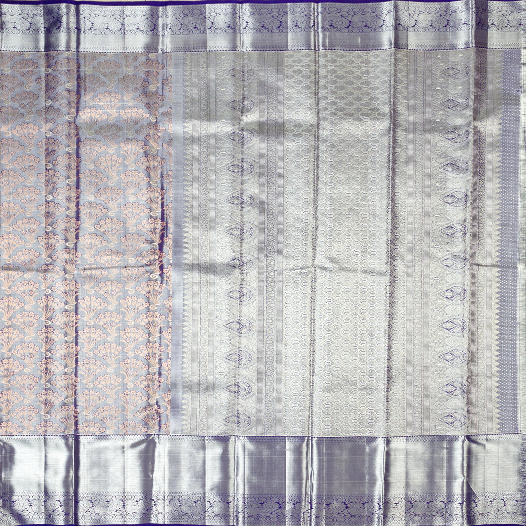 Kuberan Violet Kanchivaram Silk Saree