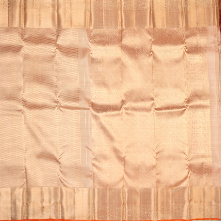 Kuberan Peach Kanchivaram Silk Saree