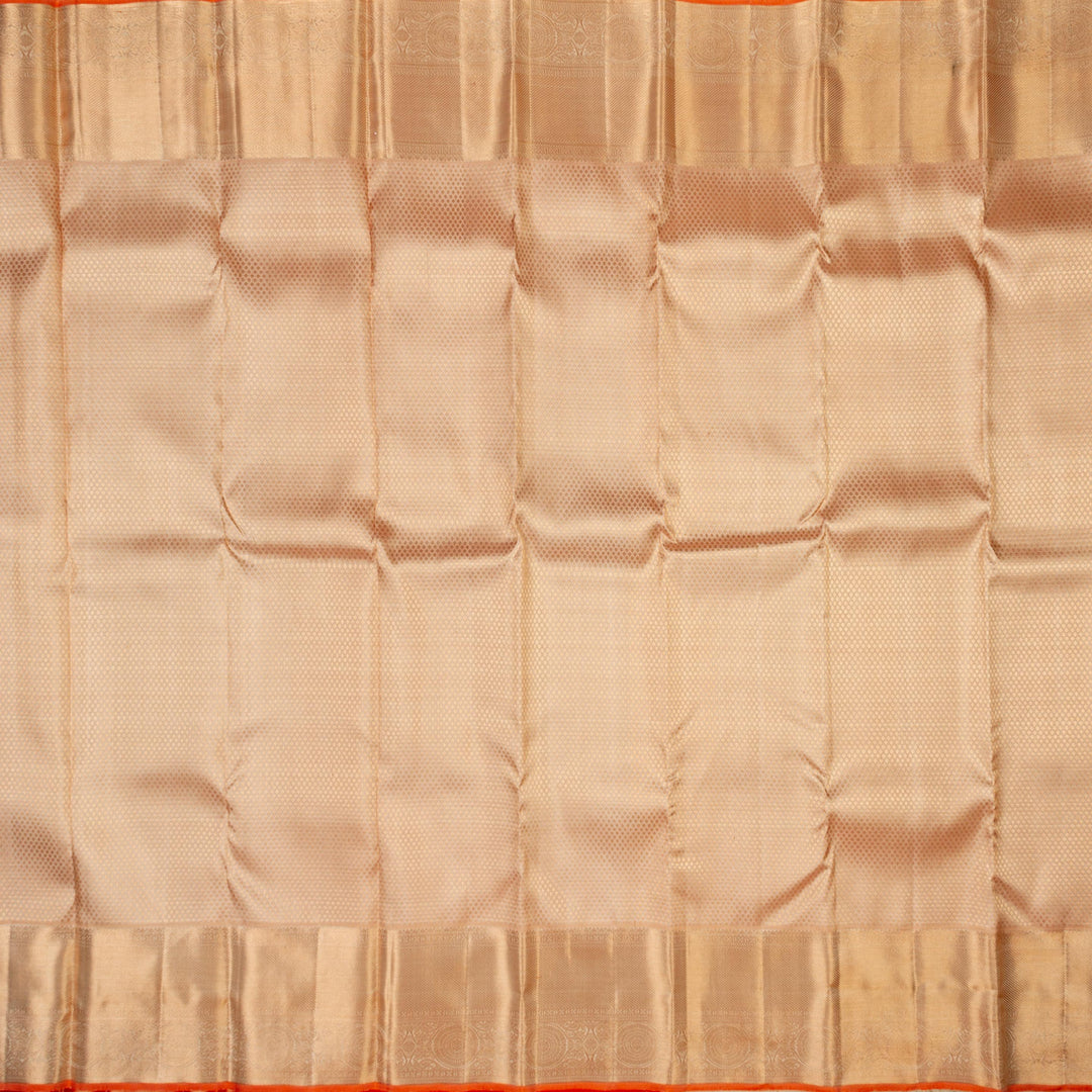 Kuberan Peach Kanchivaram Silk Saree