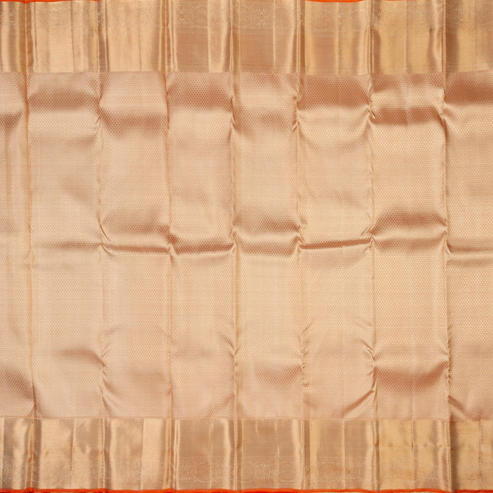 Kuberan Peach Kanchivaram Silk Saree