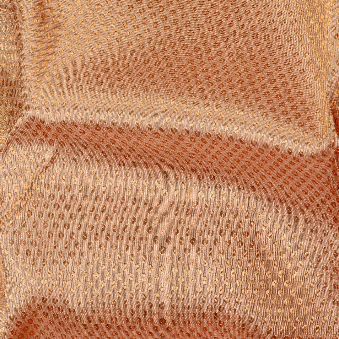 Kuberan Peach Kanchivaram Silk Saree