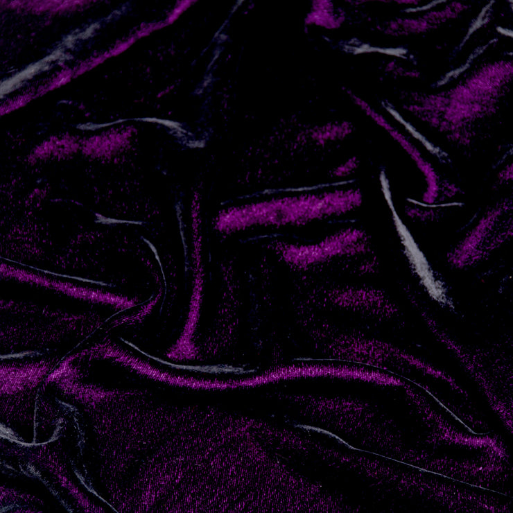 Kuberan Purple Velvet Fabric