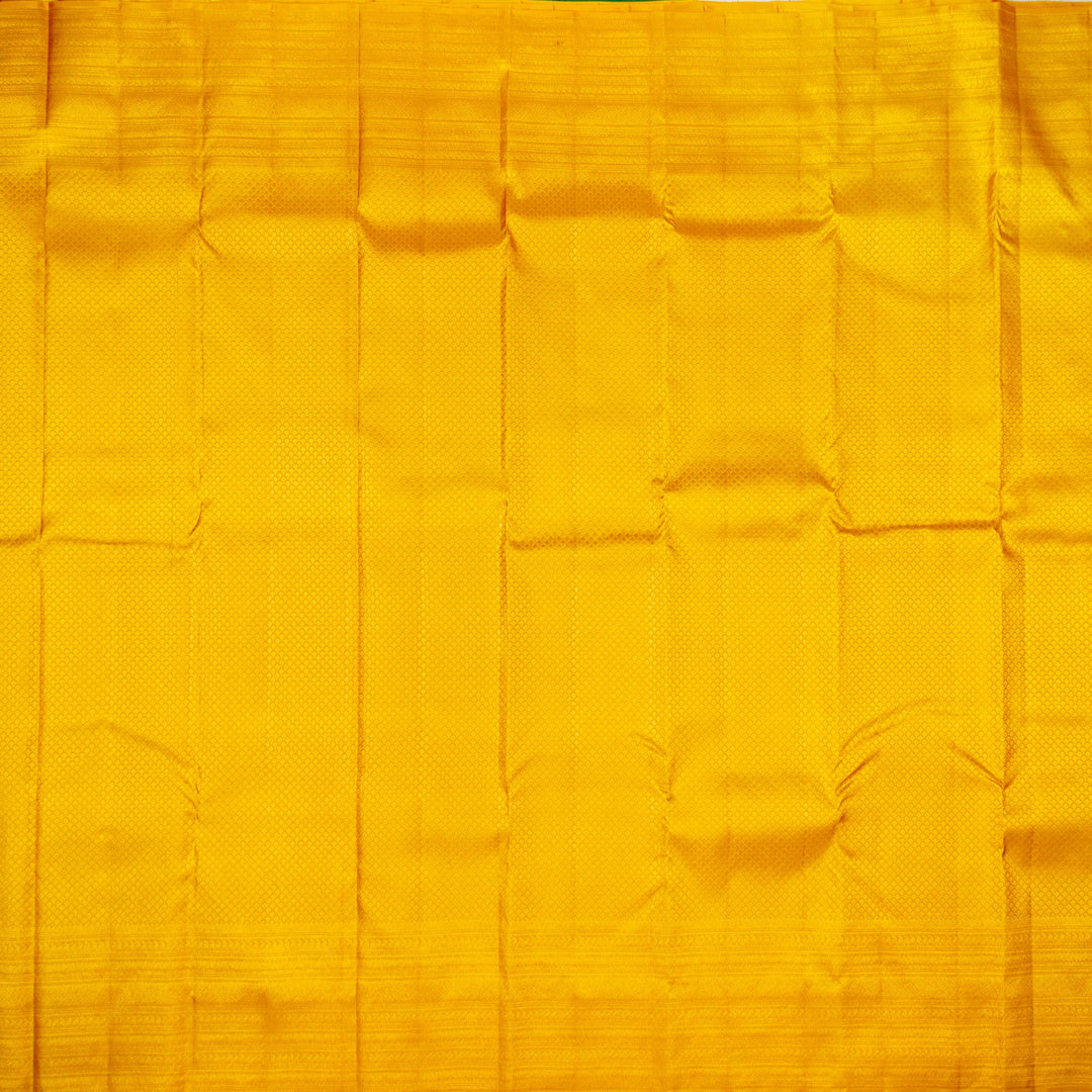 Kuberan Yellow Kanchivaram Silk Saree