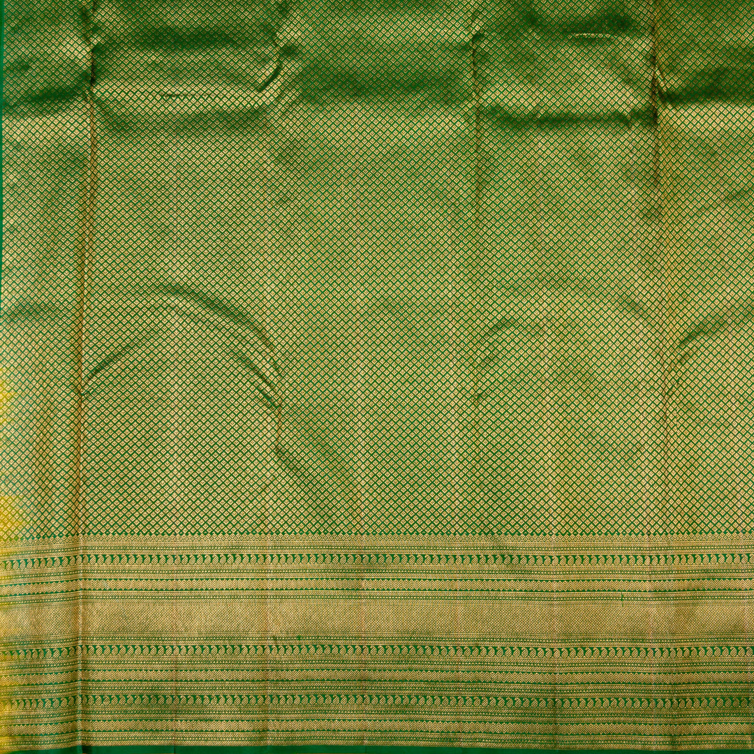 Kuberan Yellow Kanchivaram Silk Saree