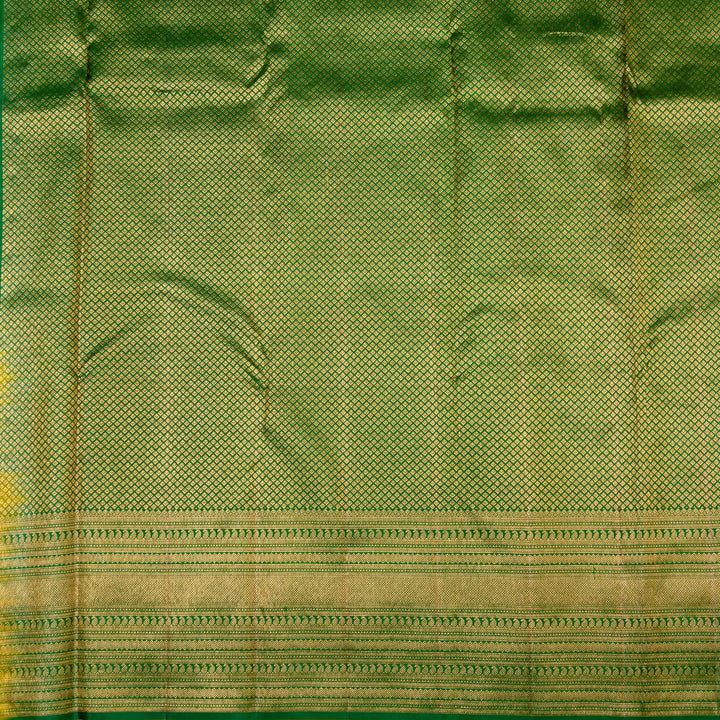 Kuberan Yellow Kanchivaram Silk Saree