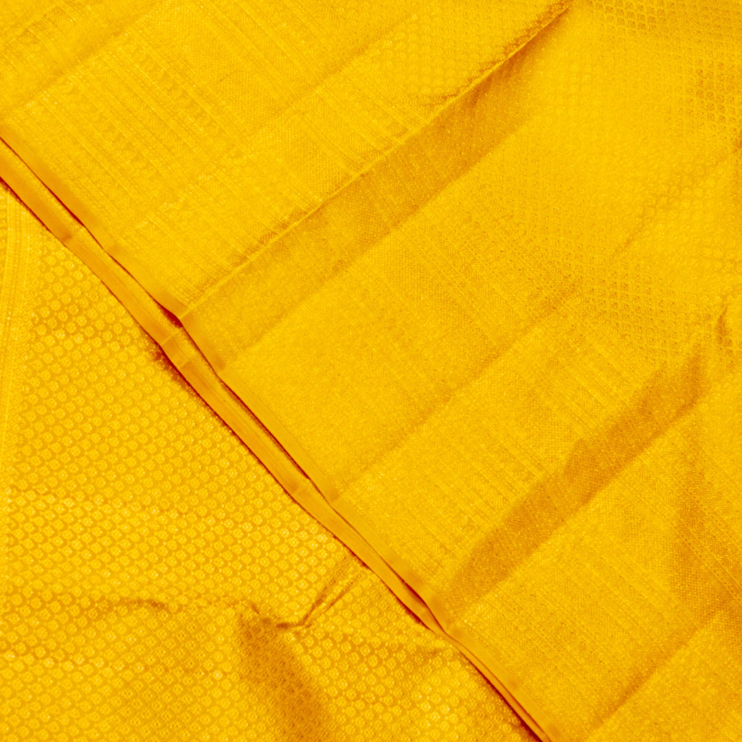 Kuberan Yellow Kanchivaram Silk Saree