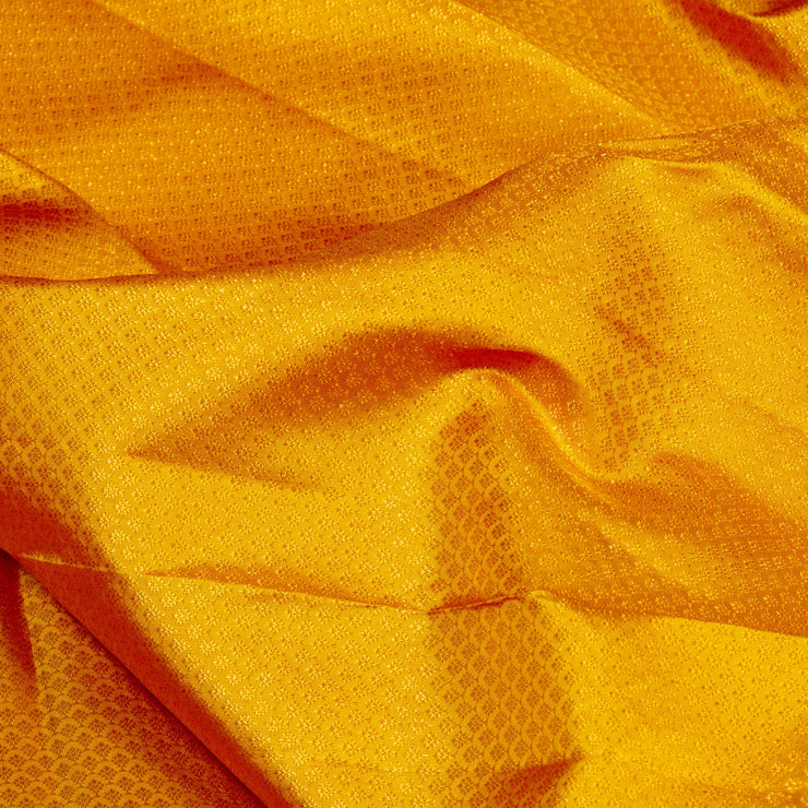 Kuberan Yellow Kanchivaram Silk Saree