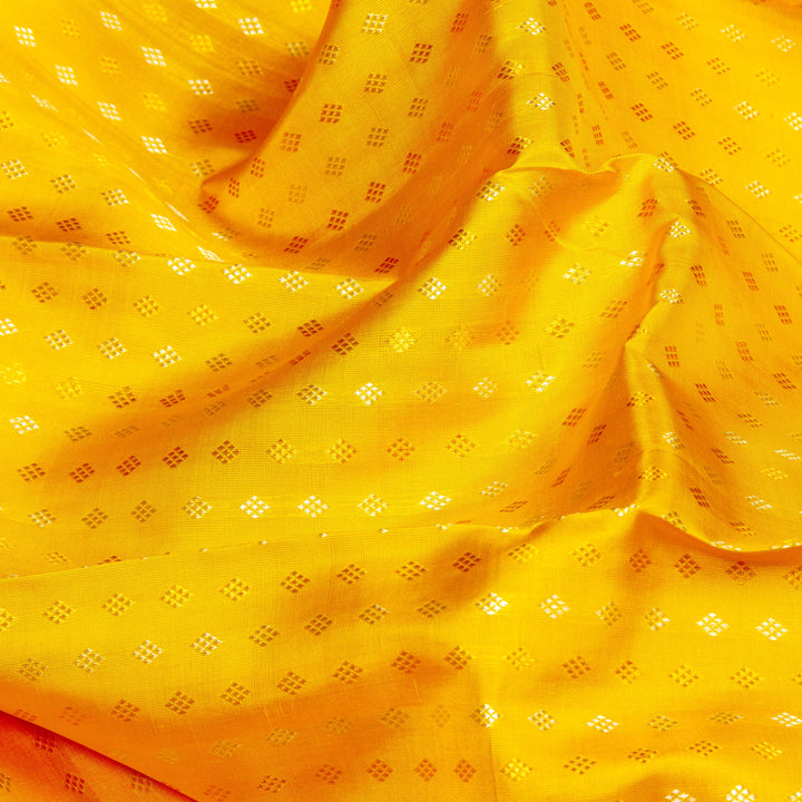 Kuberan Yellow Kanchivaram Silk Saree