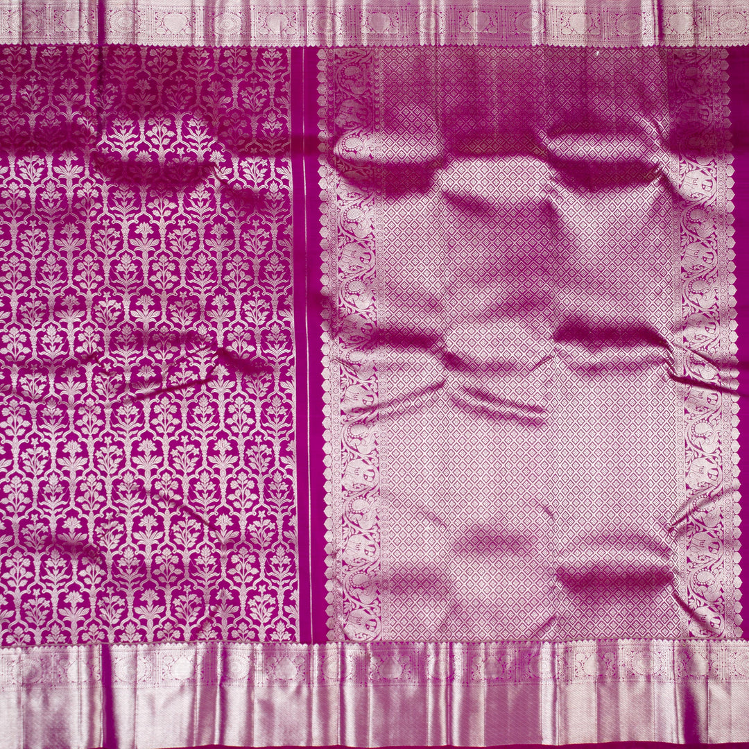 Kuberan Wine Kanchivaram Silk Saree